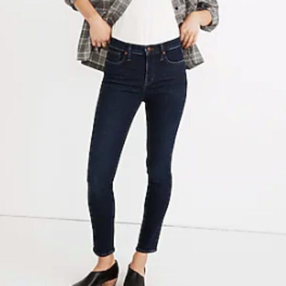 Madewell 9" Mid-Rise Skinny Jeans in Orland Wash sz 28